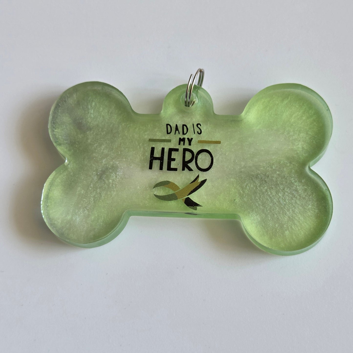 Dad Is My Hero - Keychain