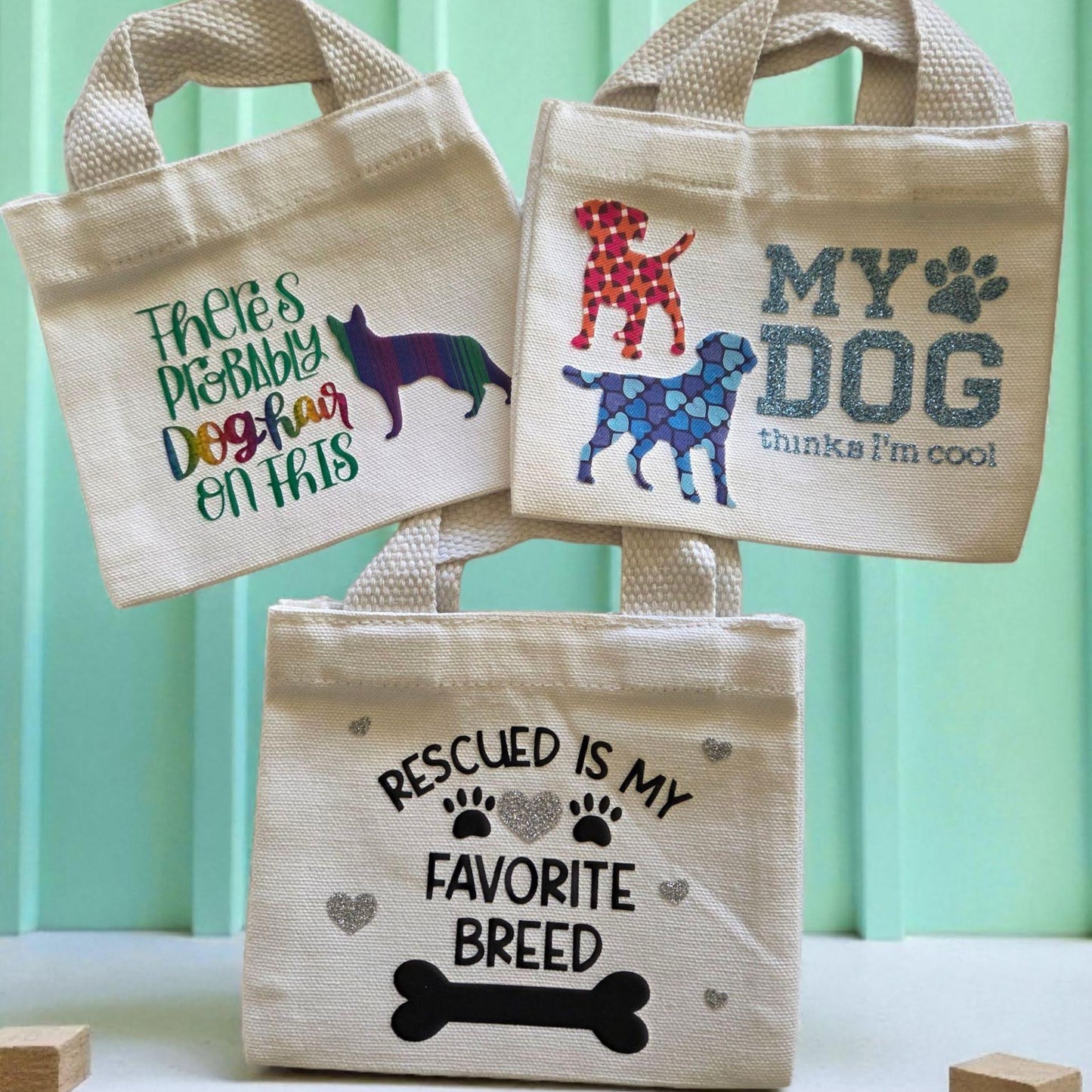Mini Canvas Tote bags