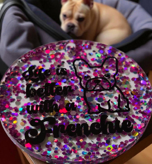 Life Is Better With a Frenchie - Keychain