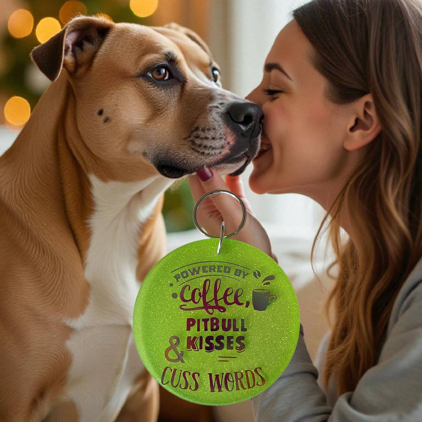 Coffee Pitbull Kisses and Cuss Words